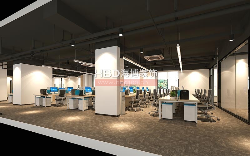 洪森科技辦公室裝修案例 開放辦公區(qū) 洪森科技辦公室裝修案例 開放辦公區(qū)