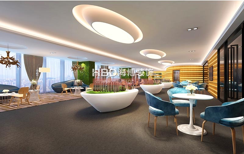 智遠商旅辦公室裝修設計 沙盤展示區(qū)