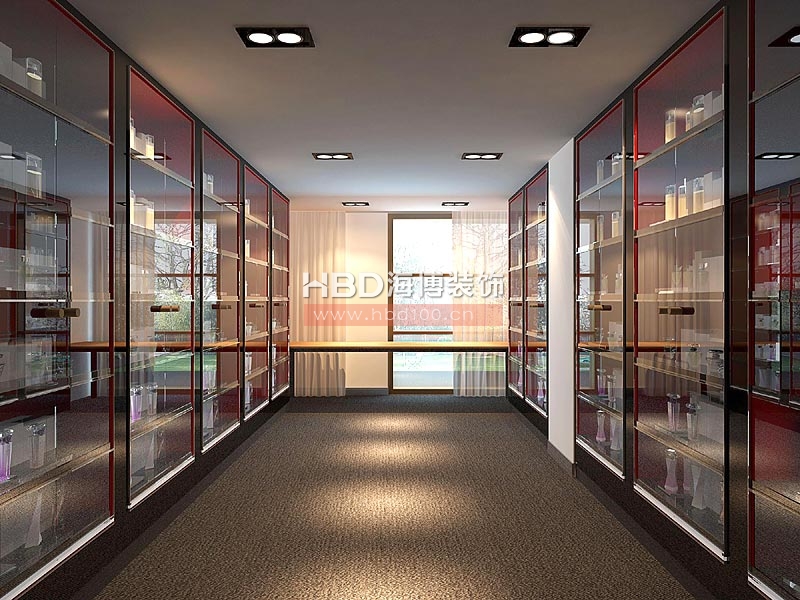 韓彩化妝品公司展廳裝修設(shè)計 韓彩化妝品公司展廳裝修設(shè)計