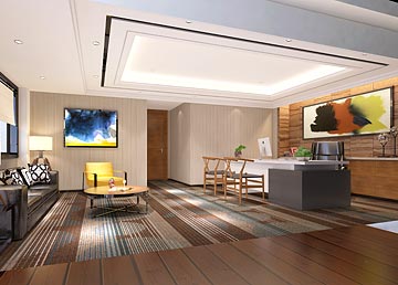 樂天房地產(chǎn)公司辦公室裝修