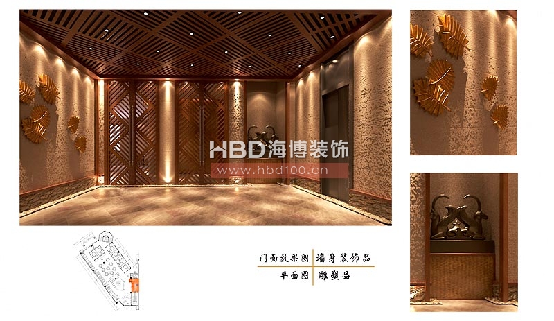 嶺南風(fēng)格會(huì)所裝修 墻身裝飾 嶺南風(fēng)格會(huì)所裝修 墻身裝飾