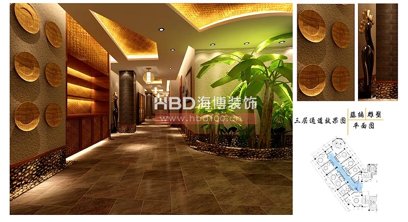 嶺南風(fēng)格會(huì)所裝修 通道設(shè)計(jì) 嶺南風(fēng)格會(huì)所裝修 通道設(shè)計(jì)