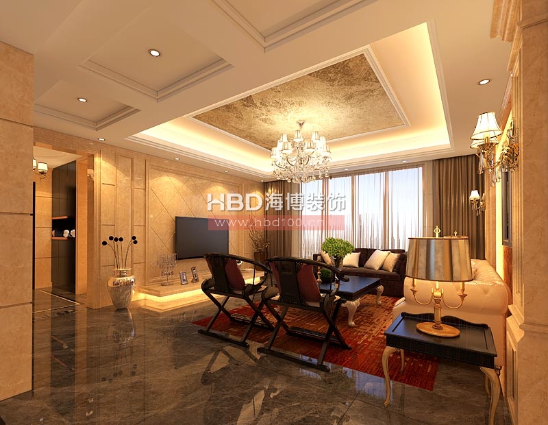 簡約時尚別墅裝修設計,客廳設計效果圖.jpg 簡約時尚別墅裝修設計,客廳設計效果圖.jpg