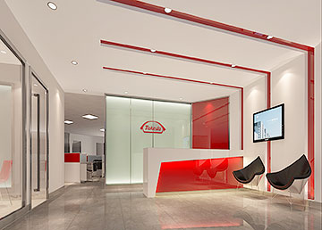 武田藥品廣州辦公室裝修前臺設計 武田藥品廣州辦公室裝修前臺設計