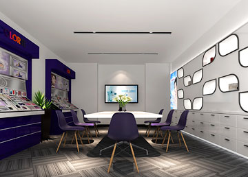 卡洛萊化妝品公司會(huì)議室設(shè)計(jì)