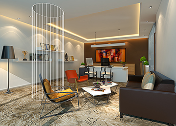 綠地中心古麗池集團總經(jīng)理室設(shè)計