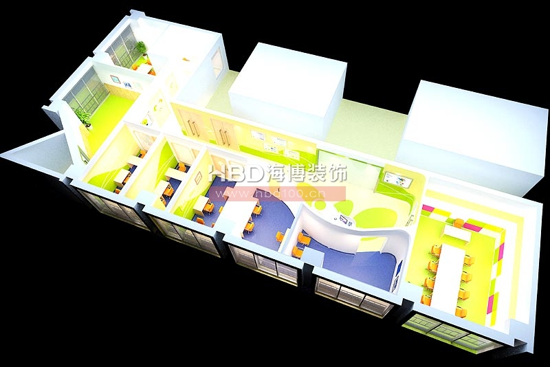 捷愛(ài)兒培訓(xùn)中心修設(shè)計(jì) 鳥瞰圖