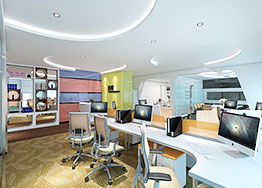 簽約廣州珠控高格調(diào)大廈辦公室裝修設計項目