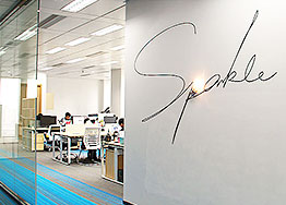 璀璨廣告公司辦公室裝修設(shè)計完工實(shí)景