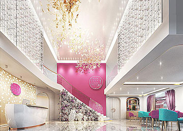 現(xiàn)代簡約辦公樓裝修設計  身所文化發(fā)展有限公司